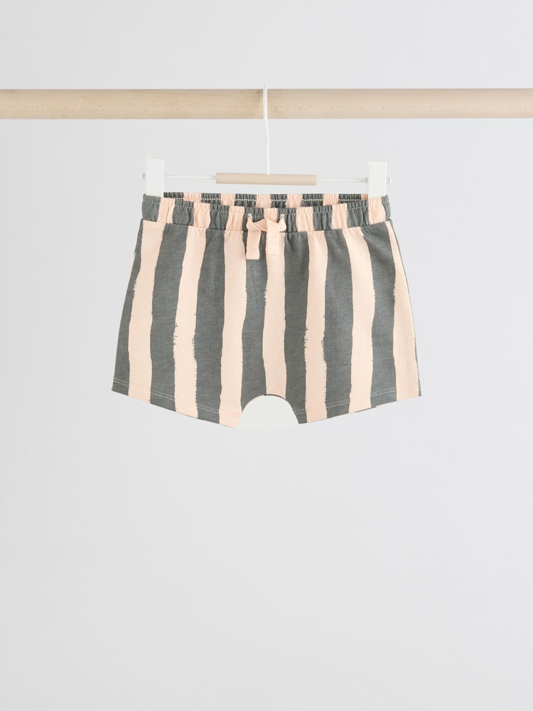 Black/White Baby Sweatshirt and Shorts Set - Image 4 of 9