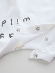 Negro/Blanco - Baby Sweatshirt and Shorts Set - Imagen 9 de 9
