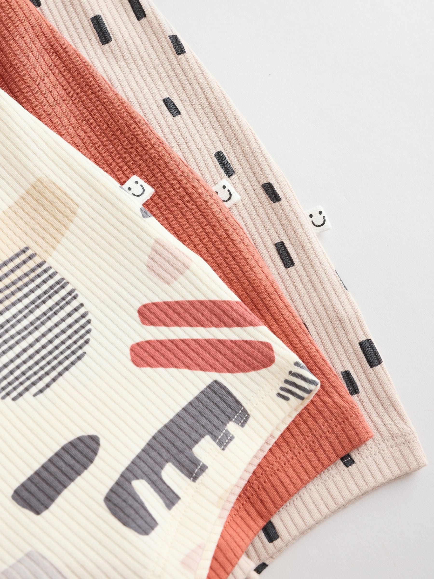 Buy Neutral Baby 100% Cotton Vest Rompers 3 Pack from Next USA