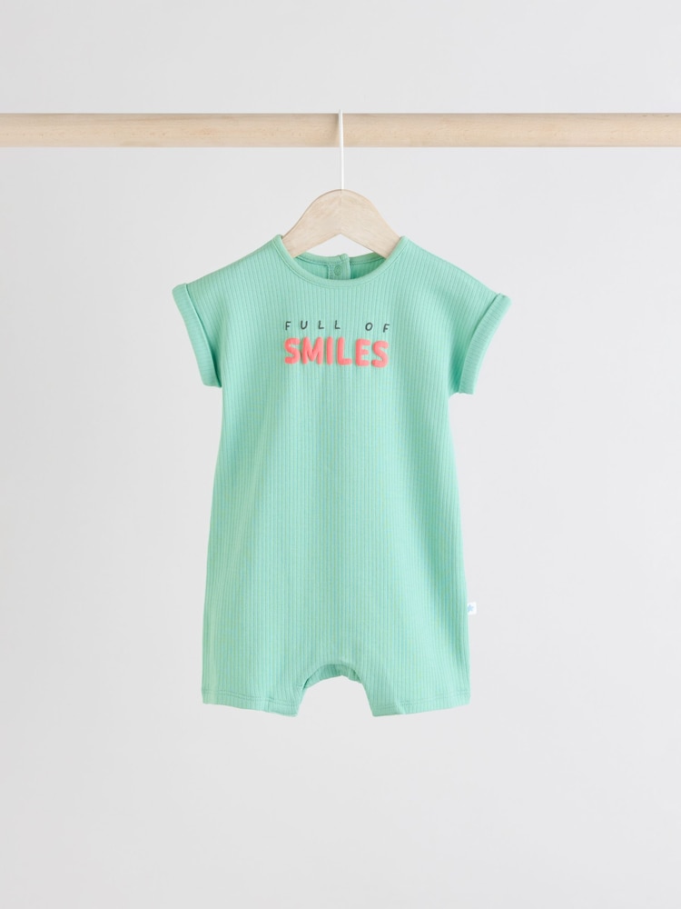 Bright Baby Rompers 3 Pack - Image 6 of 11