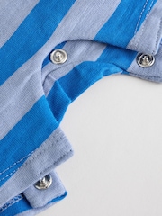 Bright 100% Cotton Baby Rompers 4 Pack - Image 14 of 14