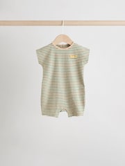 Bright 100% Cotton Baby Rompers 4 Pack - Image 2 of 14
