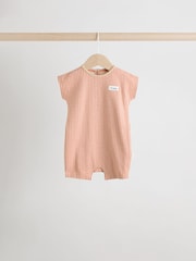 Bright 100% Cotton Baby Rompers 4 Pack - Image 3 of 14