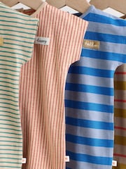 Bright 100% Cotton Baby Rompers 4 Pack - Image 8 of 14