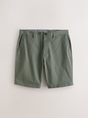 White/ Sage Green Slim Fit Stretch Chino Shorts 2 Pack - Image 10 of 14