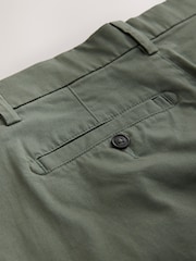 White/ Sage Green Slim Fit Stretch Chino Shorts 2 Pack - Image 13 of 14