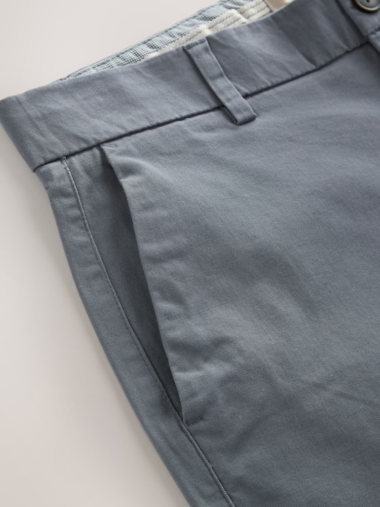 Bleu/Gris - Slim Fit (Slim Fit) - Lot de 2 shorts chino stretch - Image 12 of 12
