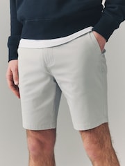 Bleu/Gris - Slim Fit (Slim Fit) - Lot de 2 shorts chino stretch - Image 2 de 12