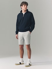 Bleu/Gris - Slim Fit (Slim Fit) - Lot de 2 shorts chino stretch - Image 4 de 12