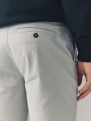 Bleu/Gris - Slim Fit (Slim Fit) - Lot de 2 shorts chino stretch - Image 6 de 12