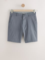 Bleu/Gris - Slim Fit (Slim Fit) - Lot de 2 shorts chino stretch - Image 8 de 12