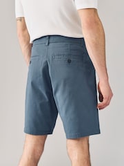 Bleu/Gris - Ajustement droit - Lot de 2 shorts chino stretch - Image 5 de 9