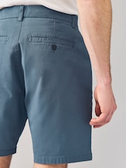 Bleu/Gris - Ajustement droit - Lot de 2 shorts chino stretch - Image 7 de 9