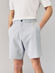 Bleu/Gris - Ajustement droit - Lot de 2 shorts chino stretch - Image 9 de 9