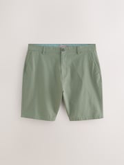 أبيض/أخضر فاتح - قياس مستقيم - Stretch Chino Shorts 2 Pack - صورة 5 من 9