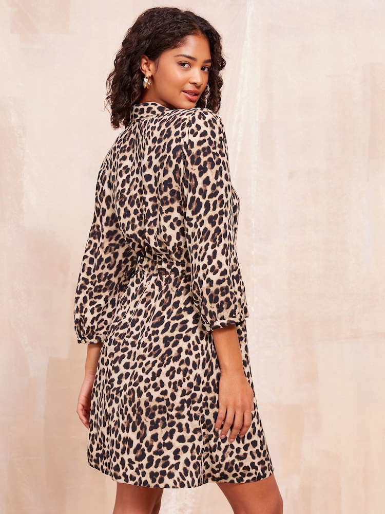 Animal - Friends Like These Long Sleeve Mini Shirt Dress - Image 4 of 4