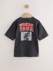 Grey Festival 100% Cotton Short Sleeve Acid Wash T-Shirt (3mths-7yrs) - Image 2 of 5