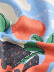 Neutral Dino Scene 100% Cotton Short Sleeve Graphic Print T-Shirt (3mths-8yrs) - Image 4 of 4