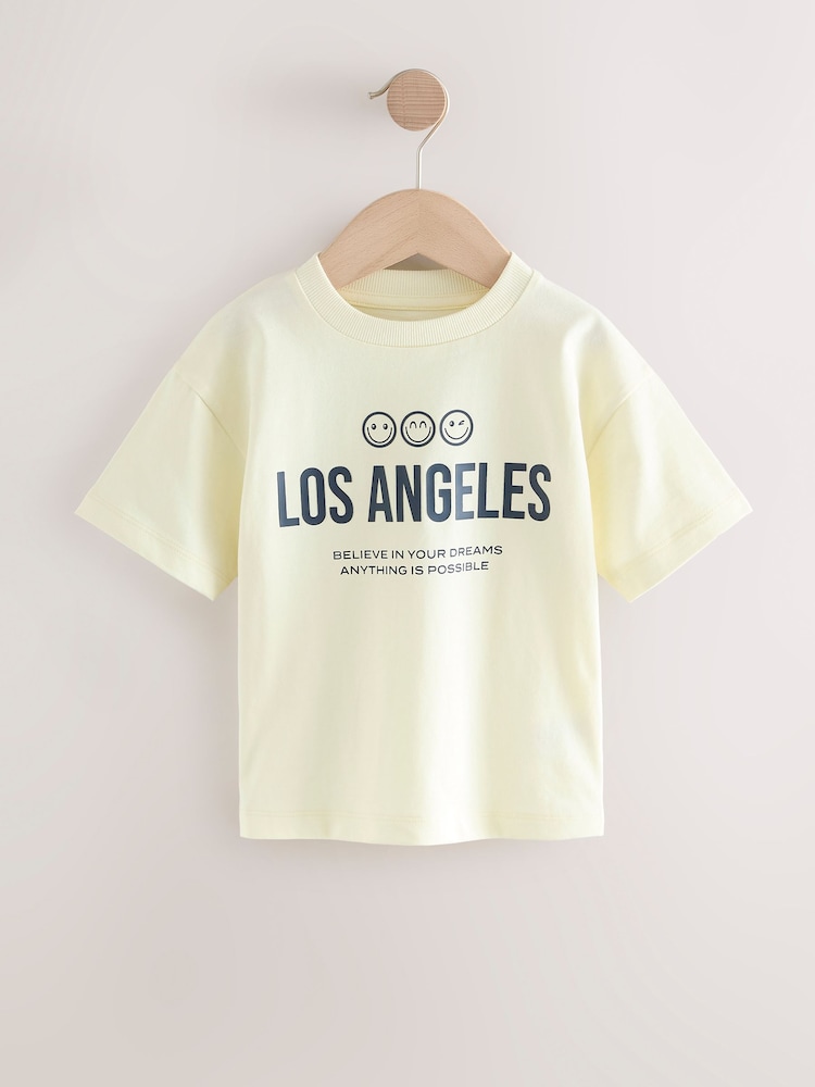 Multi Pastel Short Sleeve T-Shirts 5 Pack (3mths-7yrs) - Image 4 of 10