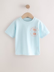 Multi Pastel Short Sleeve T-Shirts 5 Pack (3mths-7yrs) - Image 5 of 10