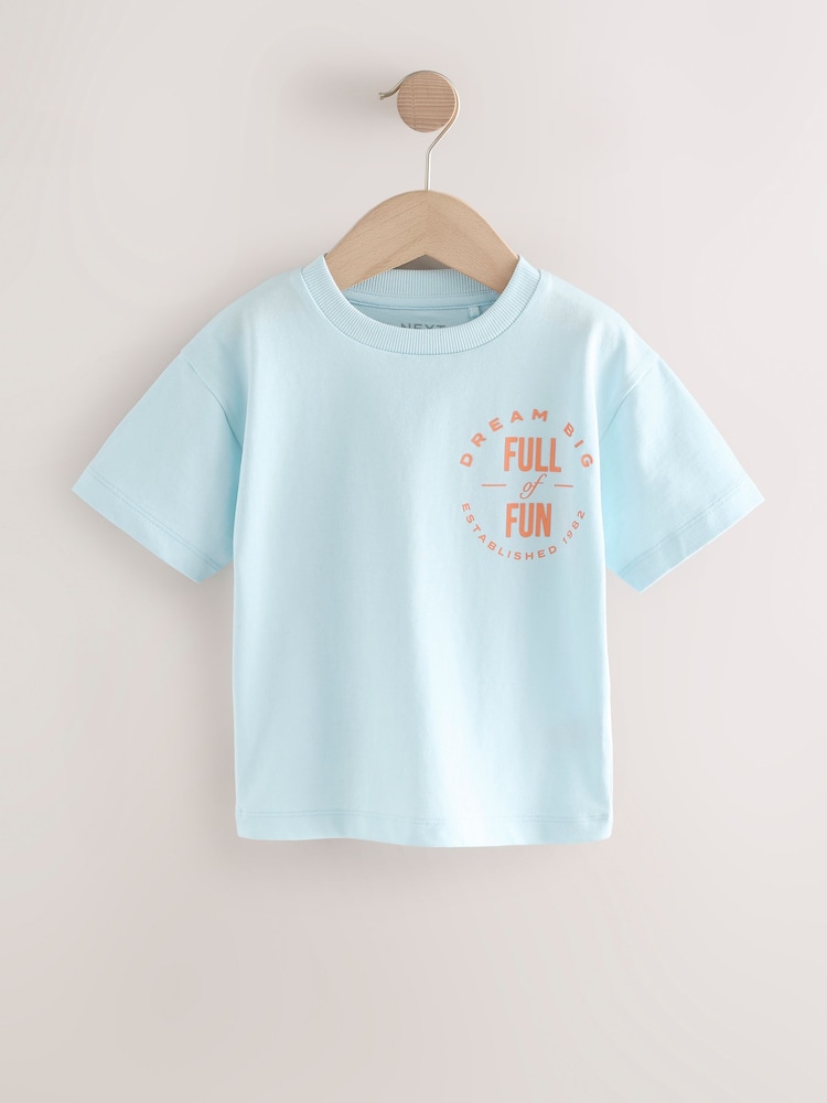 Multi Pastel Short Sleeve T-Shirts 5 Pack (3mths-7yrs) - Image 5 of 10