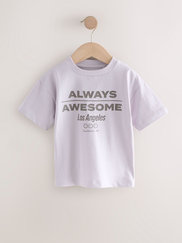 Multi Pastel Short Sleeve T-Shirts 5 Pack (3mths-7yrs) - Image 6 of 10