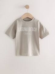 Multi Pastel Short Sleeve T-Shirts 5 Pack (3mths-7yrs) - Image 7 of 10