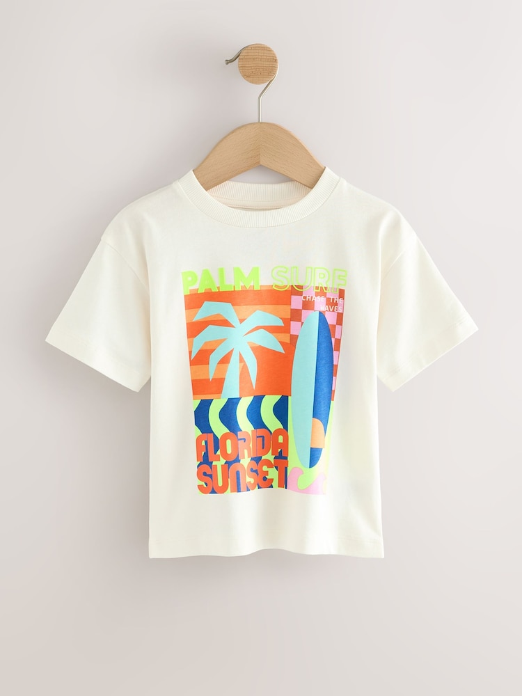 Hola Sol Short Sleeve T-Shirts 3 Pack (3mths-7yrs) - Image 2 of 7