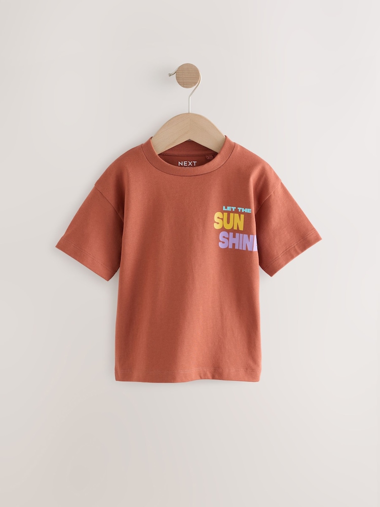 Multi Bright Short Sleeve T-Shirts 4 Pack (3mths-7yrs) - Image 4 of 7