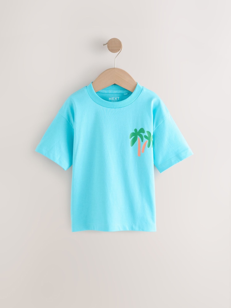 Multi Bright Short Sleeve T-Shirts 4 Pack (3mths-7yrs) - Image 5 of 7