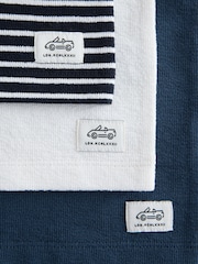 Bleu/Marine - Lot 3 t-shirts Henley texturés à manches courtes (3mois -7ans) - Image 6 de 7
