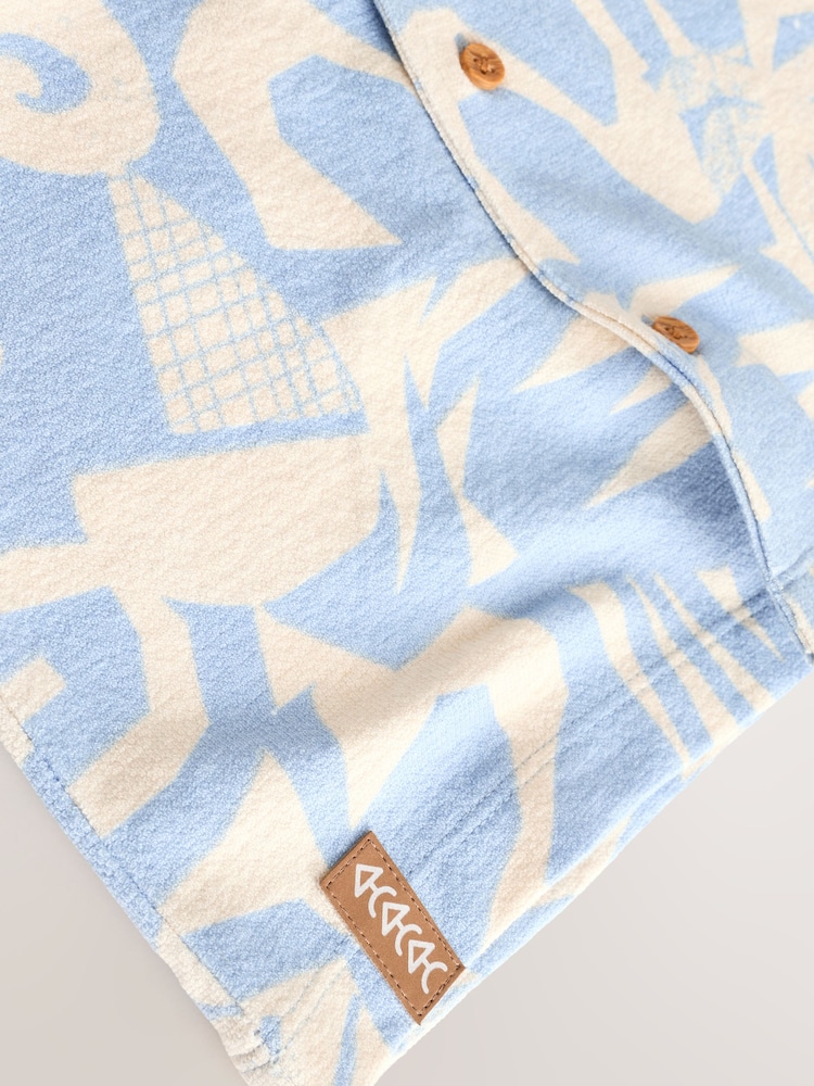 Blue Short Sleeve Shirt & Shorts Set (3mths-7yrs) - Image 10 of 10