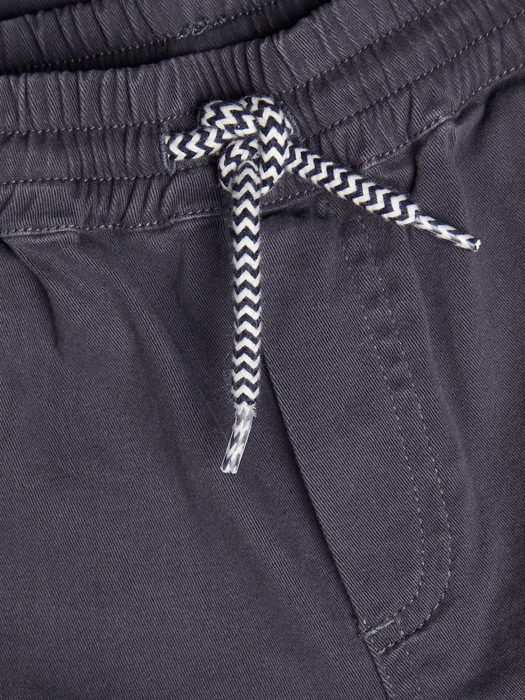 Monsoon Blue Cuffed Pull-On Jersey Trousers - Image 5 of 5