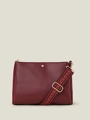 Accessorize Red Webbing Strap Crossbody Bag - Image 2 of 3