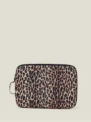 Accessorize Animal Leopard Print Laptop Case Bag - Image 1 of 2