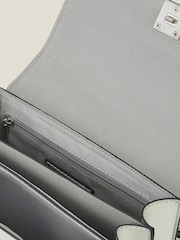 Accessorize Silver Metallic Faux Leather Crossbody Bag - Image 5 of 5