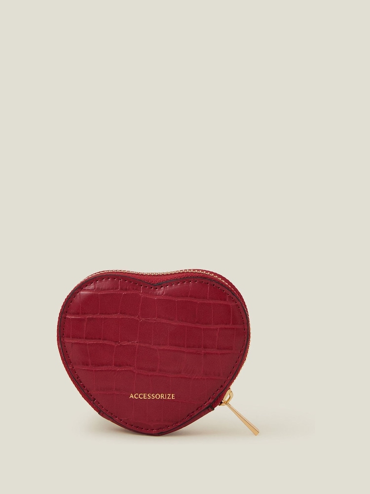 Accessorize Red Heart Coin Purse - Image 1 of 2