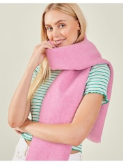 Accessorize Preprosta dvobarvna zimska odeja; ruta - Slika 1 iz 3