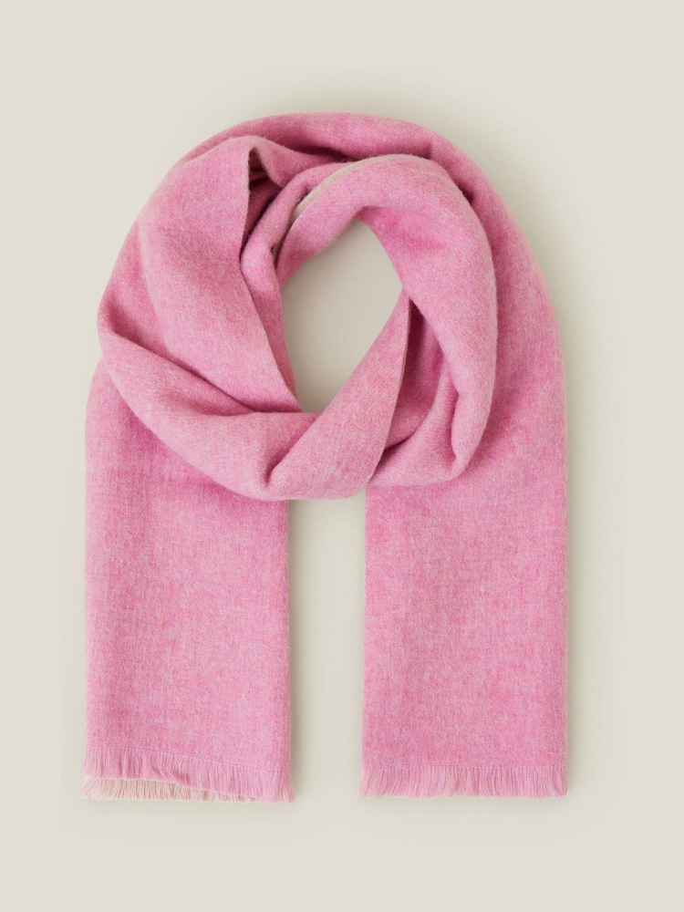 Accessorize Preprosta dvobarvna zimska odeja; ruta - Slika 2 iz 3