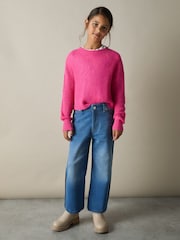 Rosa - Reiss Aluna Rib-Knit Jumper With Wool and Alpaca - Imagen 1 de 4
