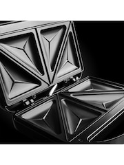 Russell Hobbs Black and Silver 3 in 1 Deep Fill Sandwich Maker - Image 2 of 6