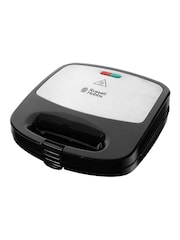 Russell Hobbs Black and Silver 3 in 1 Deep Fill Sandwich Maker - Image 6 of 6