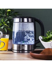 Russell Hobbs Black and Clear Illuminating Glass Kettle - Image 1 of 3
