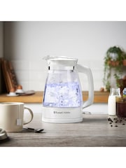 Russell Hobbs White and Clear Classic Glass Kettle - Image 1 of 5