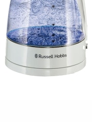 Russell Hobbs White and Clear Classic Glass Kettle - Image 3 of 5
