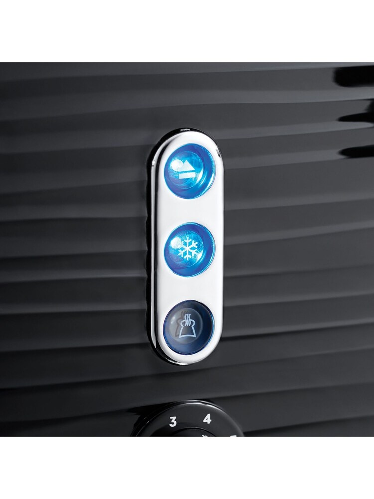 Russell Hobbs Black Inspire 4 Slice Toaster - Image 4 of 4