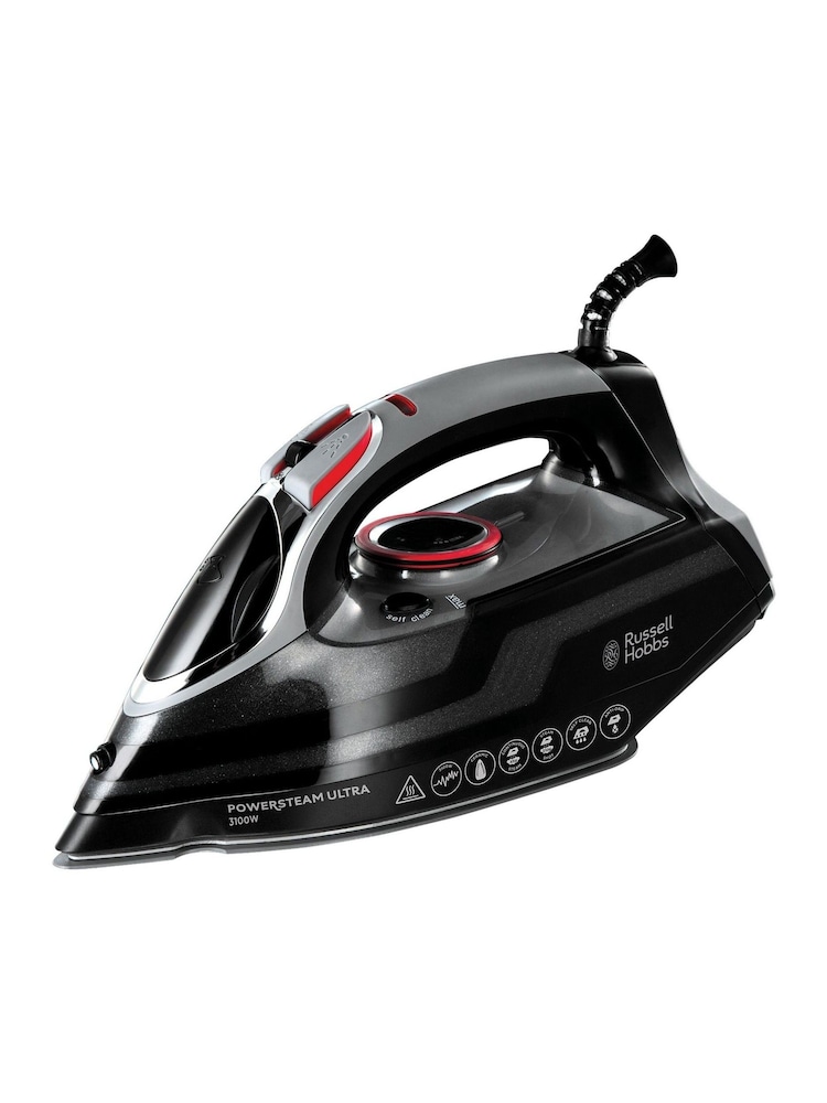 Russell Hobbs Black and Red 3100w Power Steam Iron - Image 6 of 6 Russell Hobbs Black and Red 3100w Power Steam Iron - Image 6 of 6