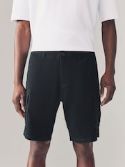 Negro - Stretch Cargo Shorts - Imagen 1 de 10