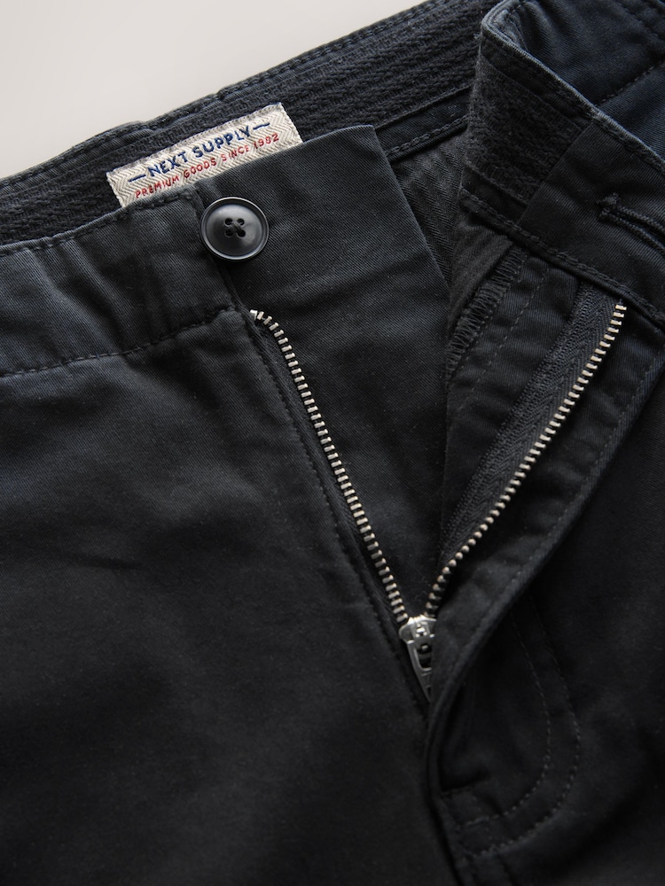 Negro - Stretch Cargo Shorts - Imagen 10 de 10
