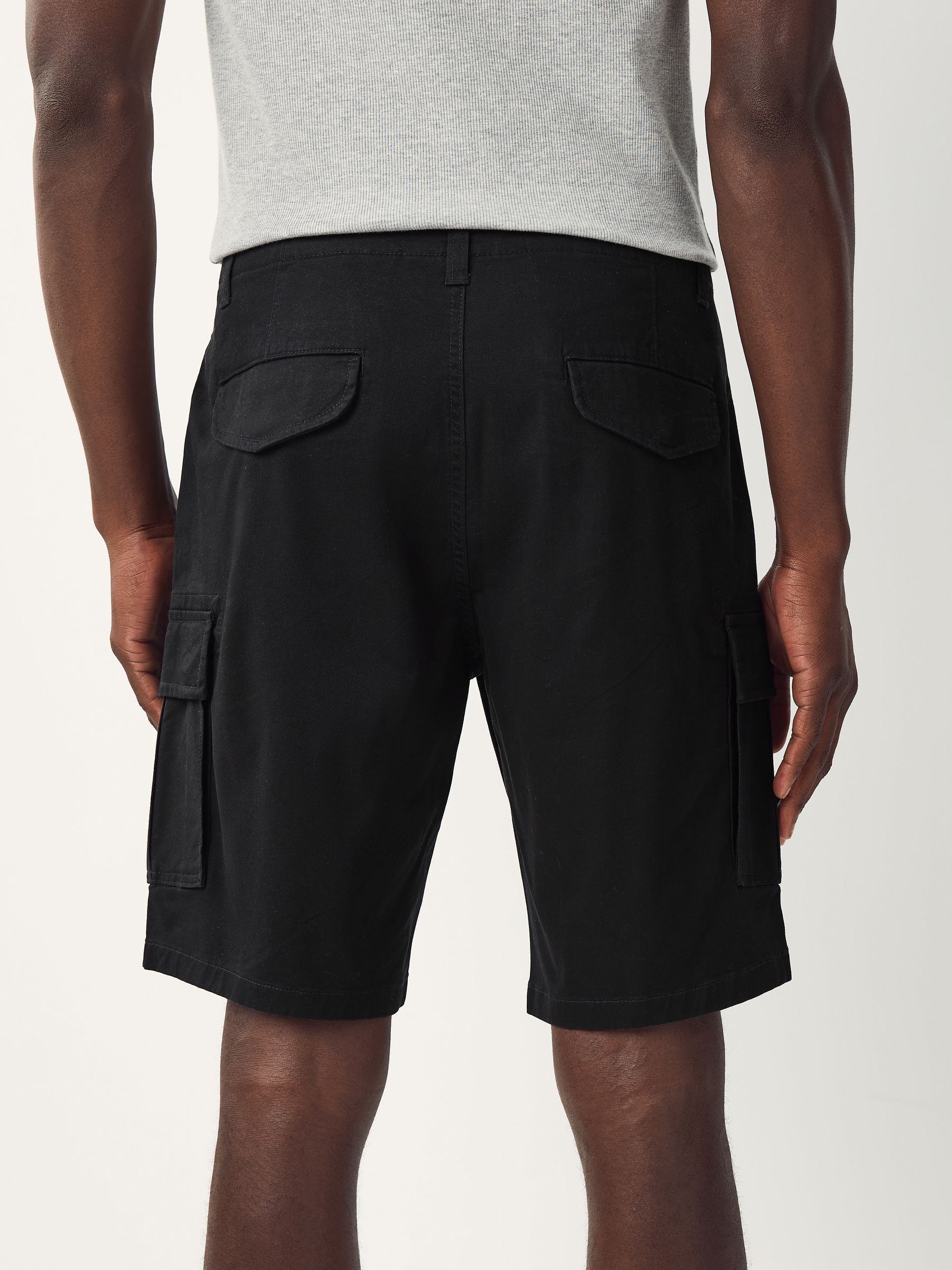 Buy Black Stretch Cargo Shorts from Next USA